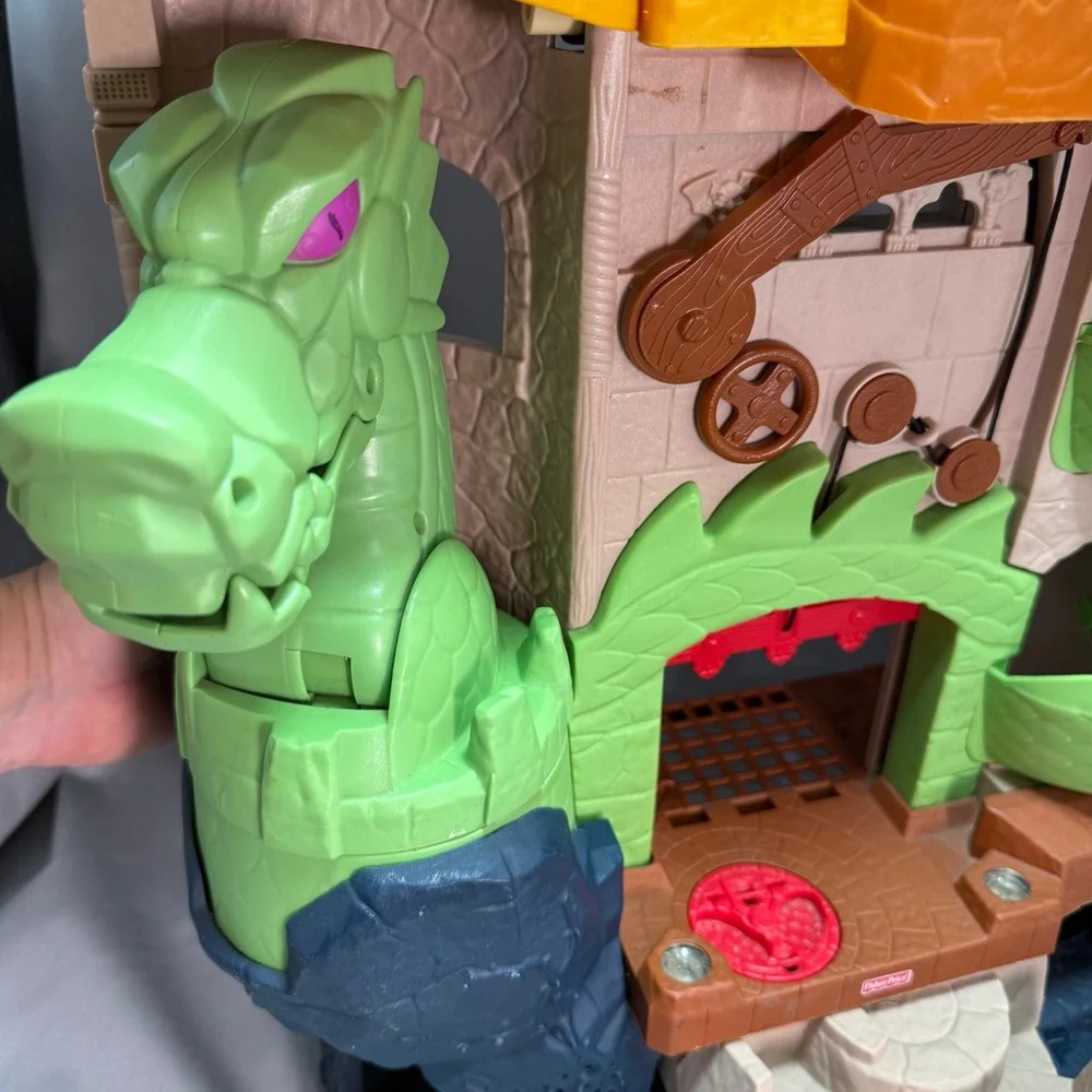 Fisher-Price Imaginext Dragon World Fortress P3787 Discontinued 2009 Works